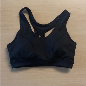 Black Sports Bra with padding